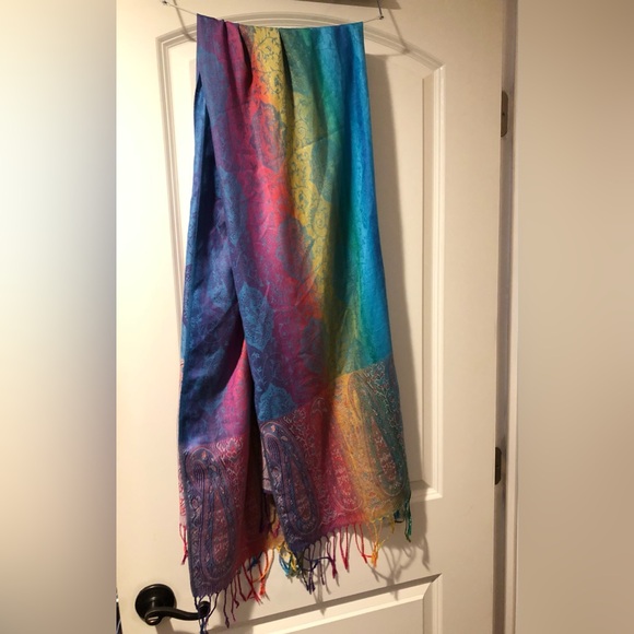 New 100% Pashmina scarf/wrap 69”x27” - Picture 2 of 4